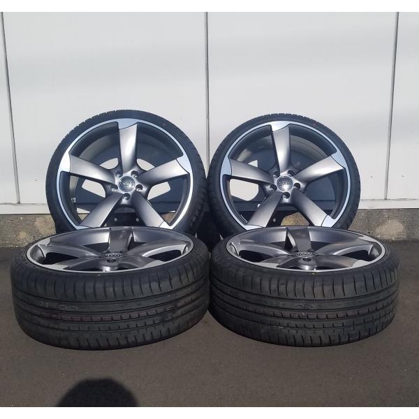 大*将様 アウディAUDI 114.3 22インチホイールセット 255/35R 楽天市場
