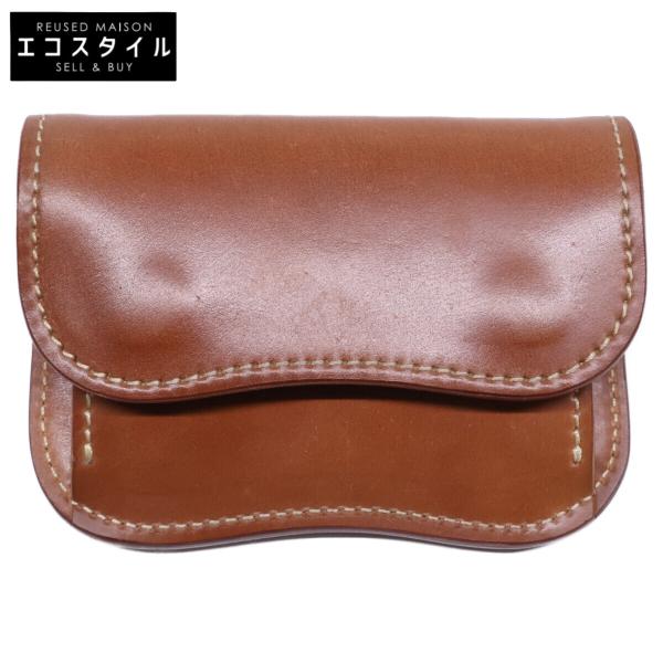 美品 LAST CROPS ラストクロップス タング シェルコードバン コイン