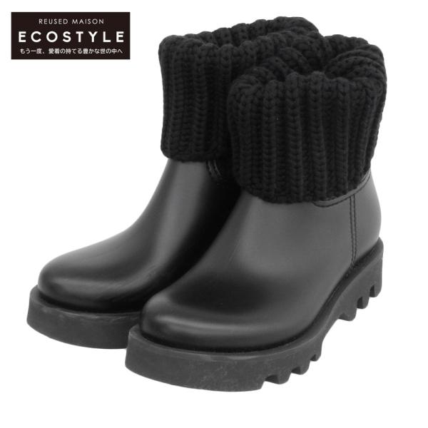 MONCLER（モンクレール） PYRACLOU ニット×ラバー レインブーツ