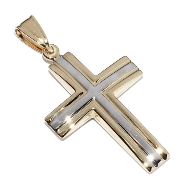 ペンダントトップ K18YG K18WG クロス : たかみ質店 Yahoo!店 - 通販