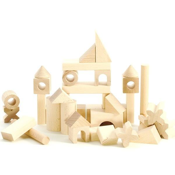 セレクタ／シュミット BLOCKS・バラエティ- 積み木 白木 45ピース 4