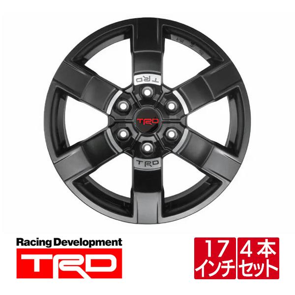 トヨタ純正 TRD 17インチ アルミホイール マットブラック 4本セット 17