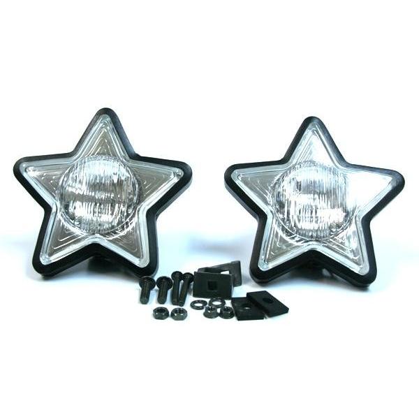 星型フォグランプセット24V H3 70W クリア : トラックショップ