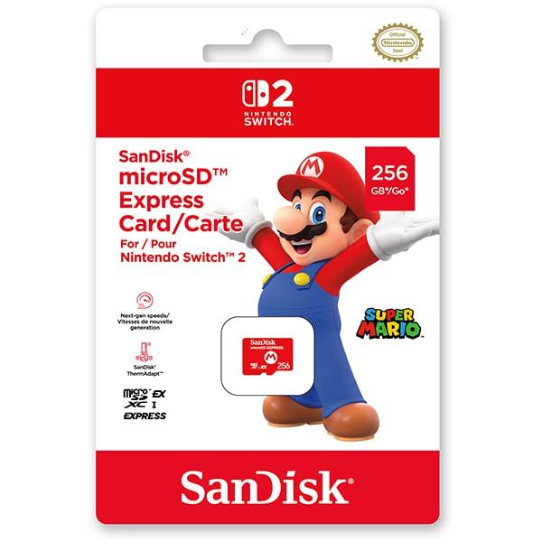 Nintendo Switch SanDisk microSD Express Card 256GB for 2 : アップ