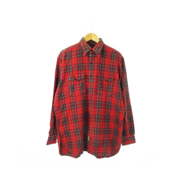 ダブルアールエル RRL 90s 初期 三ツ星タグ フランネル シャツ