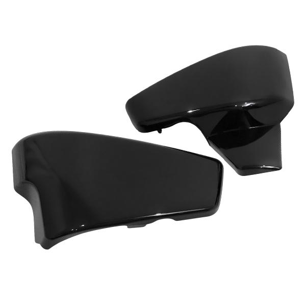 ホンダ STEED400 スティード400 VLS NC26 ブラック サイドカバー 艶黒