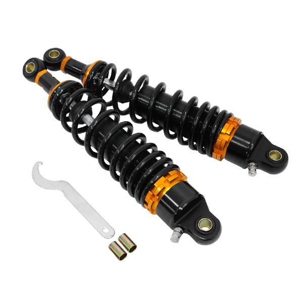 新品 XJR400 SR400 XJ400 黒×金 サスペンション 320mm リア