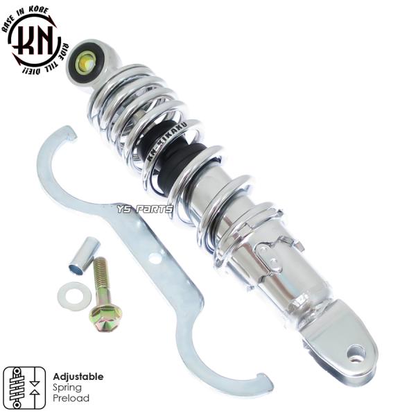 メッキボディ KNリヤサス リアショック銀230mmスーパーディオAF27