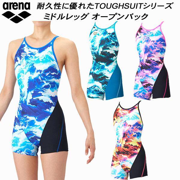 アリーナ（arena） レディース 競泳水着 練習用 スパッツ ミドルレッグ