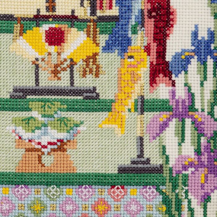 クロスステッチフレーム＜五月人形の段飾り＞ | リバティ 生地、編み物