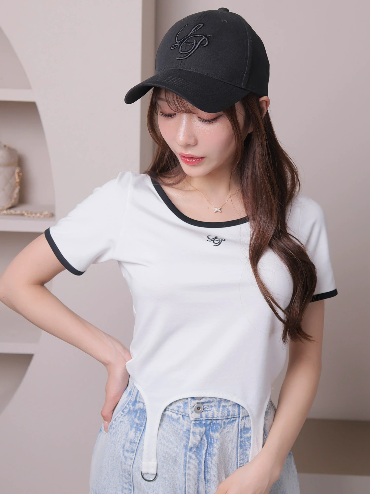 LIP SERVICE（リップサービス）｜ クロップドガーターカットトップス