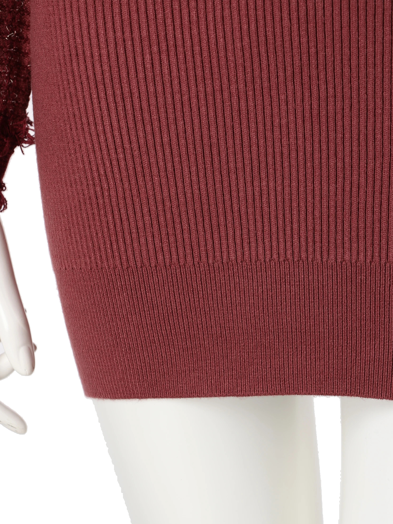 LIP SERVICE（リップサービス）｜ フリンジツイードアンサンブルニット