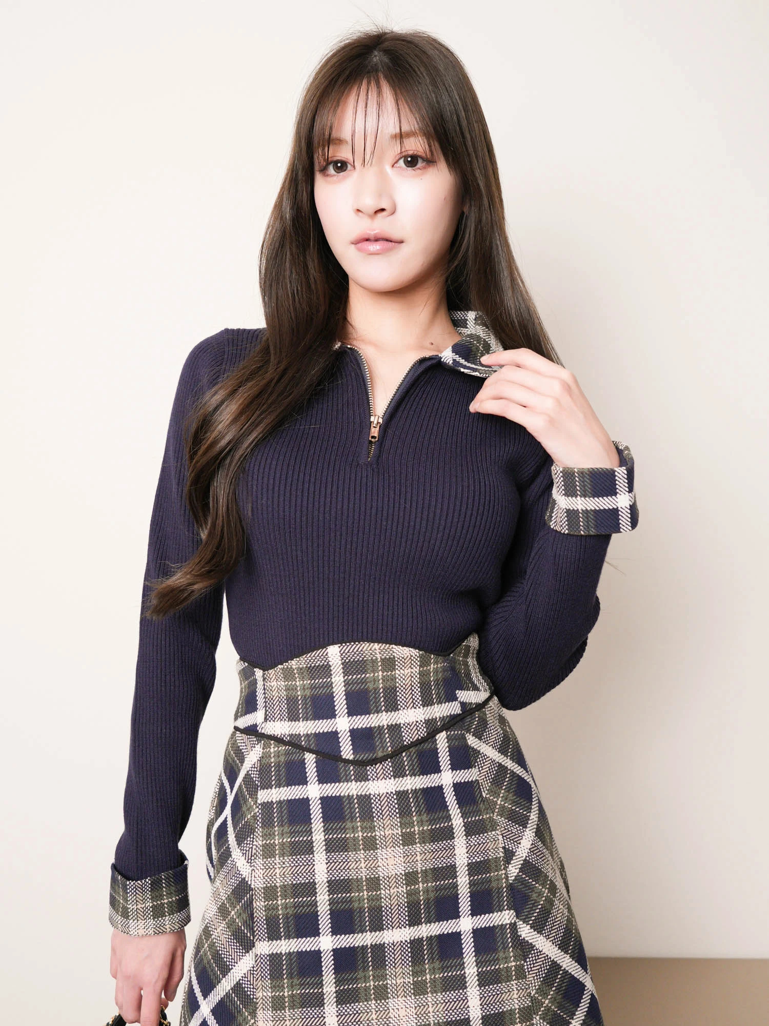 LIP SERVICE（リップサービス）｜ チェックカラーリブニット アイテム