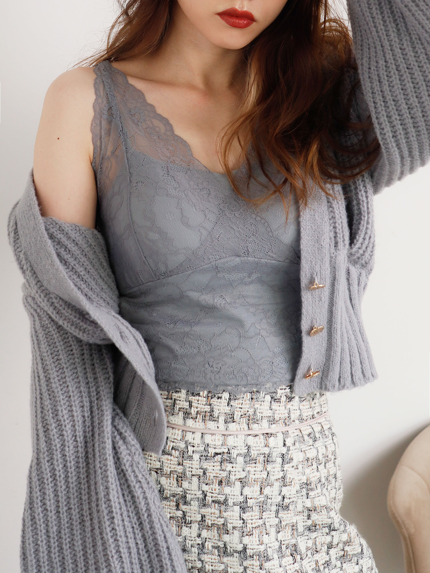 LIP SERVICE（リップサービス）｜ レイヤードレースビスチェ アイテム