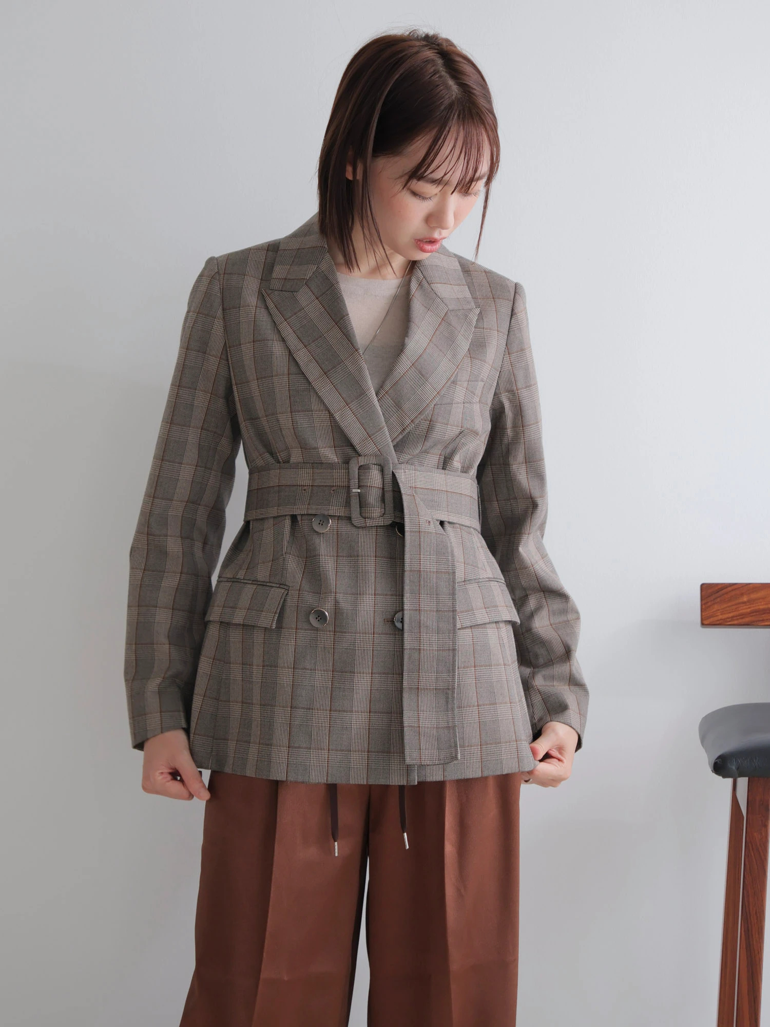 LADYMADE（レディメイド）｜ ベルト付テーラードジャケット アイテムの