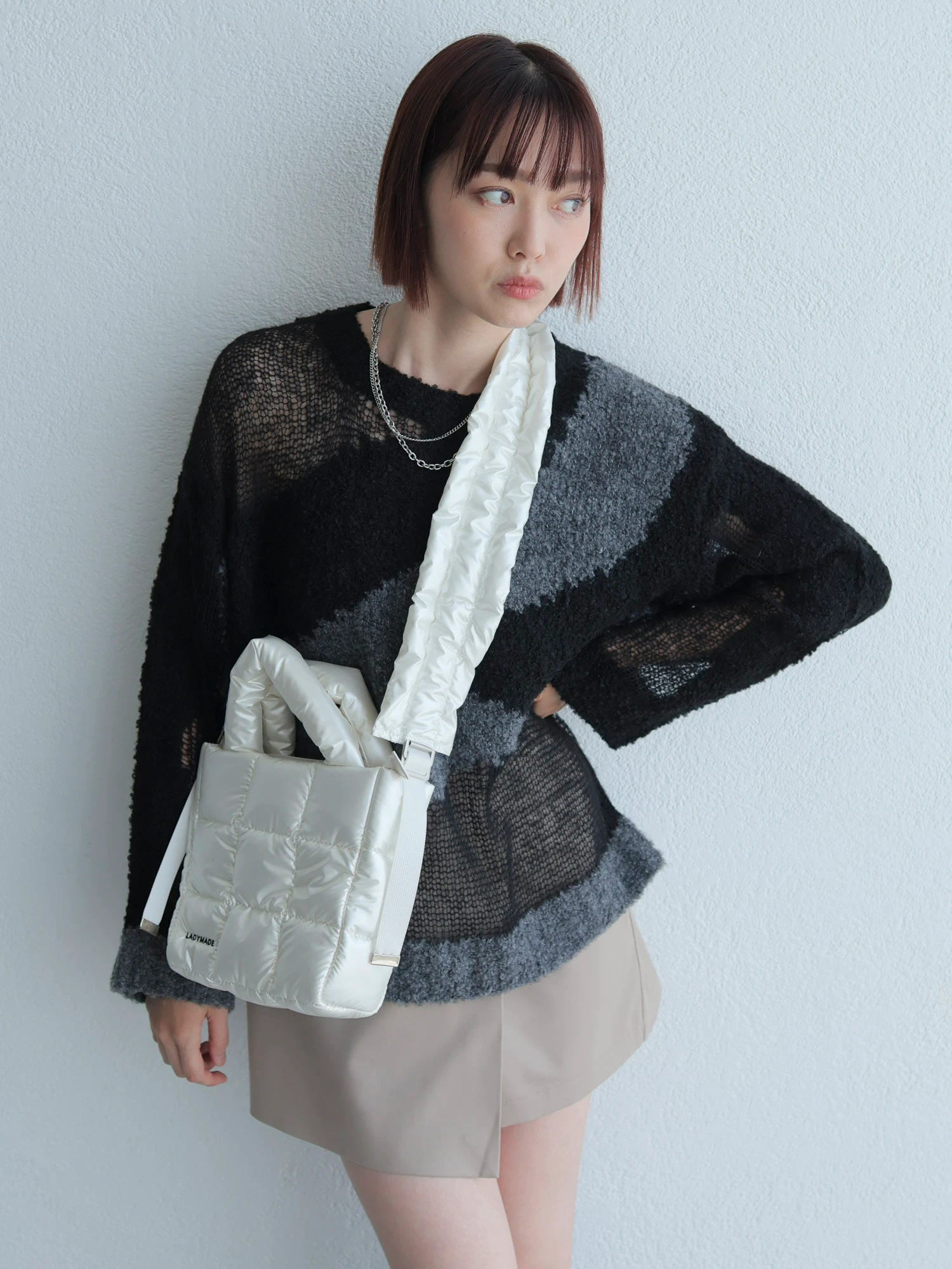 LADYMADE（レディメイド）｜ パデッドミニフリルショルダーバッグ