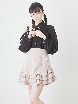 アシンメトリーフリルスカート - Ank Rouge(アンクルージュ)のスカート