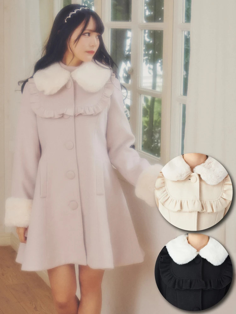 ヨークフリルドーリーコート - Ank Rouge(アンクルージュ)のコート