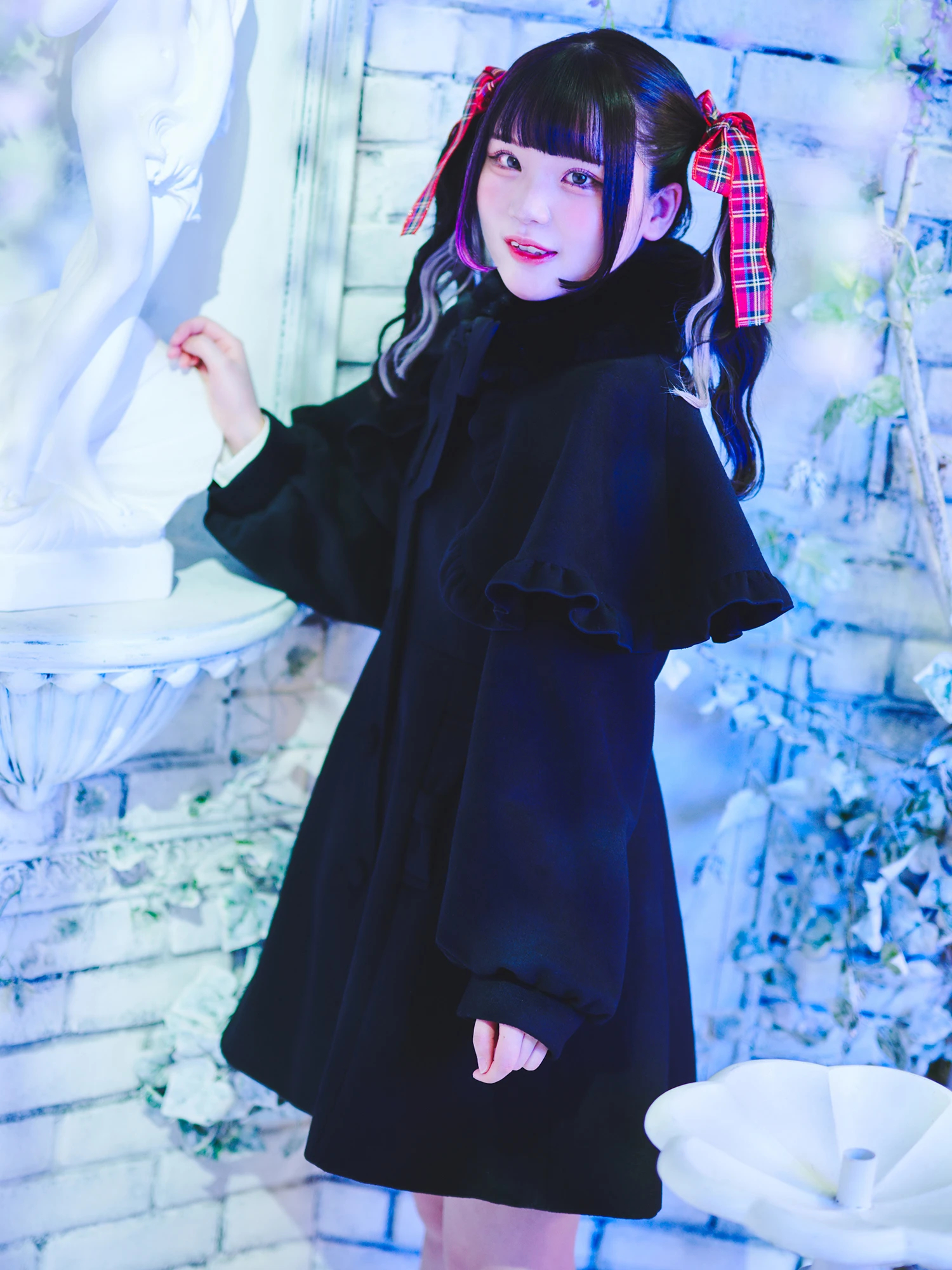 リボンケープコート - Jamie エーエヌケー(ジェイミーエーエヌケー)の