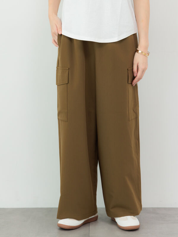 セール】 イージーカーゴパンツ（ブラック/モカ/カーキ/ボトムス