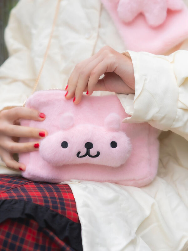 セール】 エイミーちゃん ふわふわショルダーバッグ（ピンク/バッグ