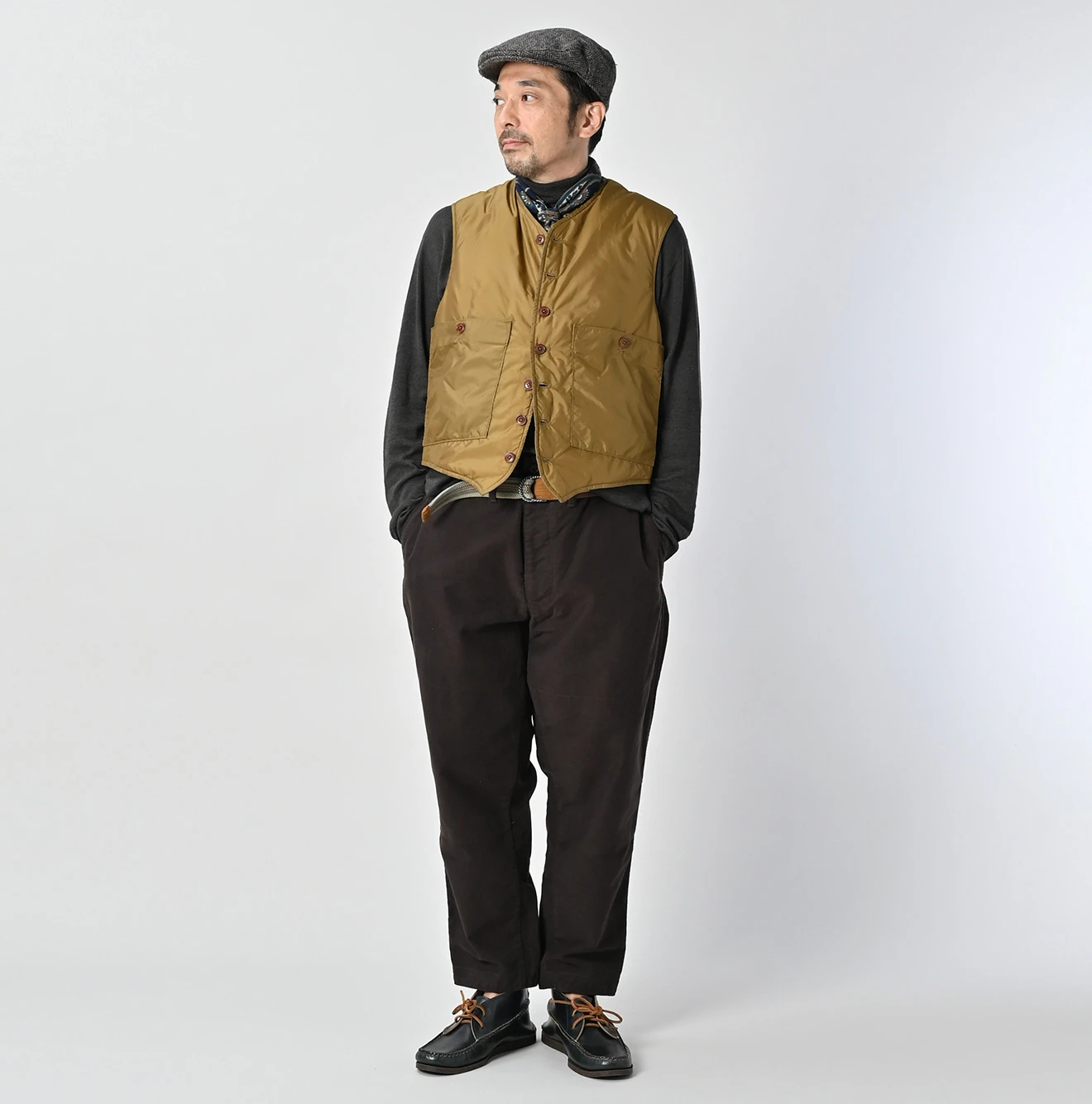 45R（フォーティファイブアール）| ナイロンの908キルティングベスト