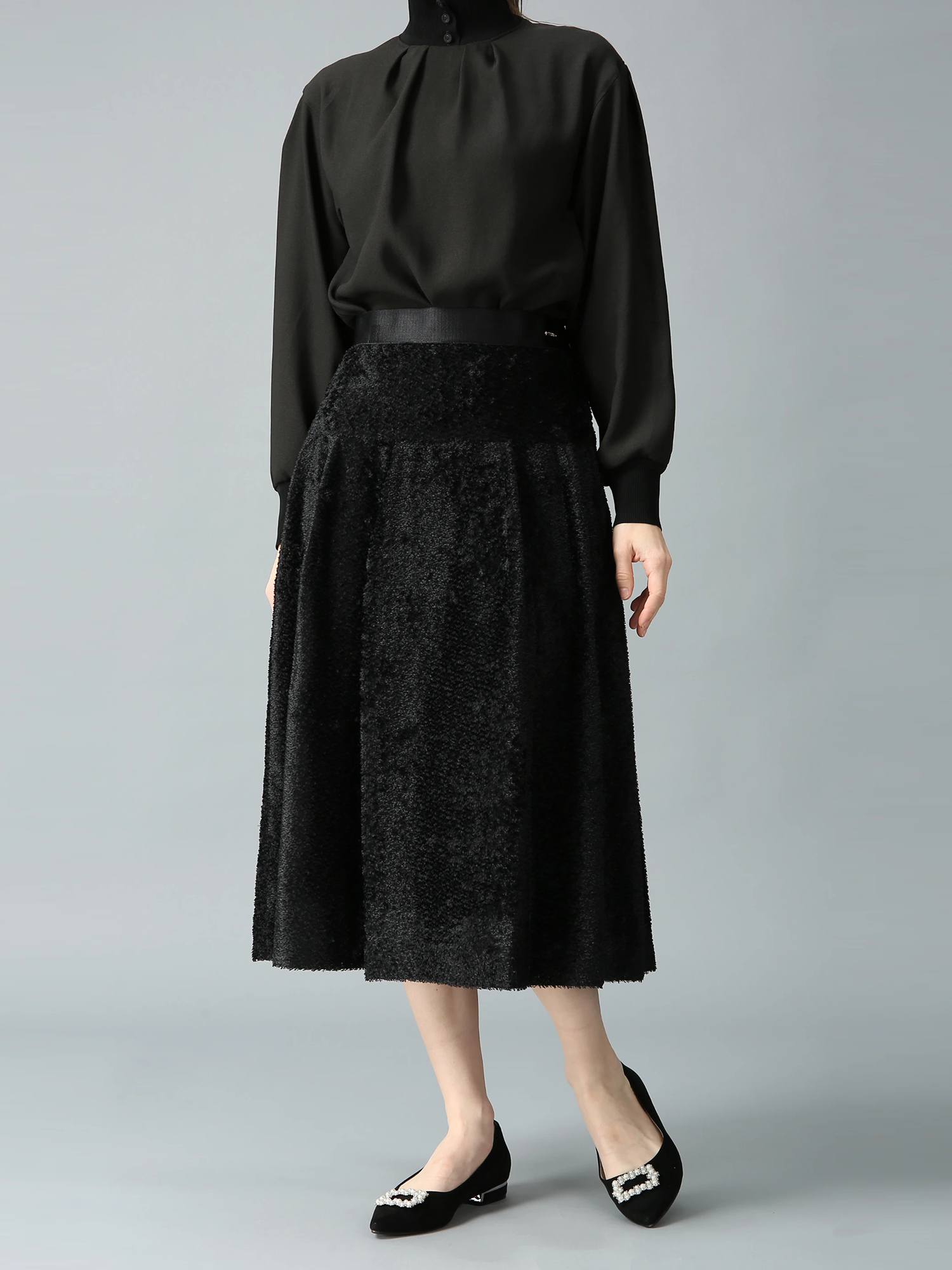 ショートカットジャガード スカート ｜ MORABITO SPELL（モラビト