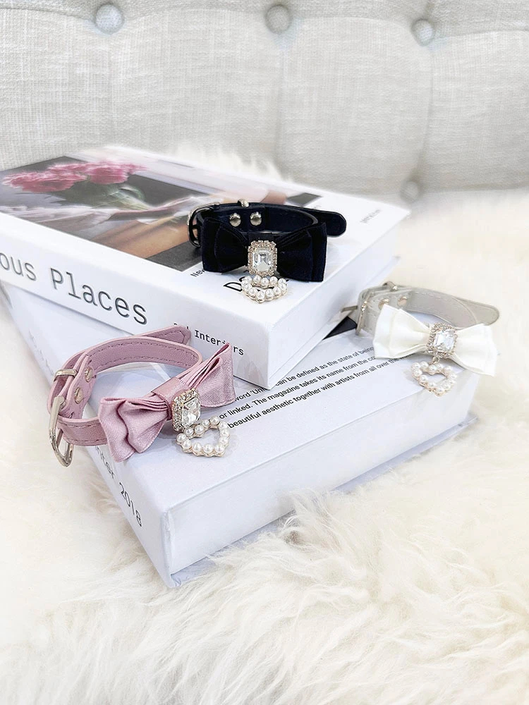 リボンビジューハートパールブレスレット（アクセサリー｜アイボリー