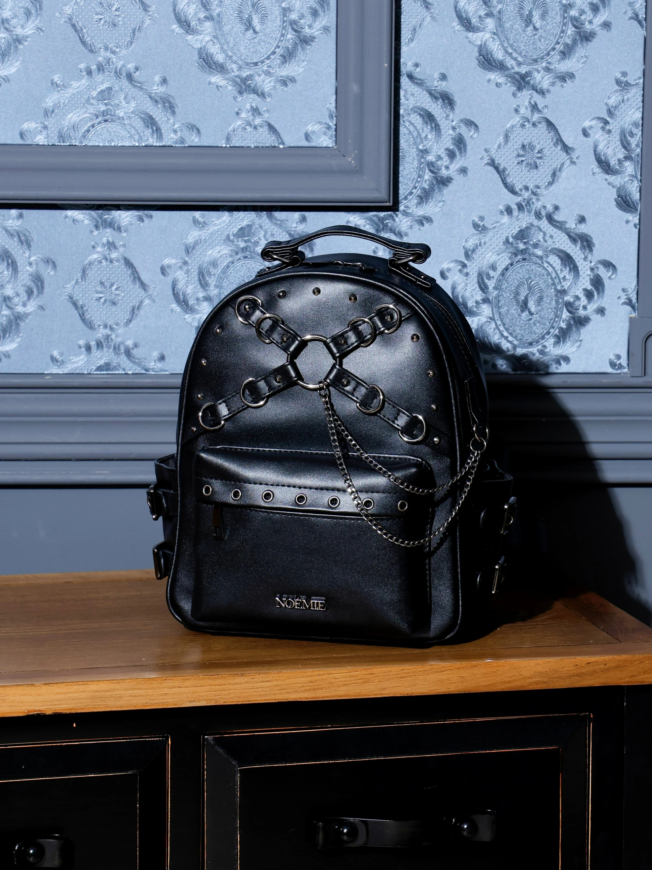 チェーンハーネスベルトリュック（リュック｜黒）｜【公式】かわいい