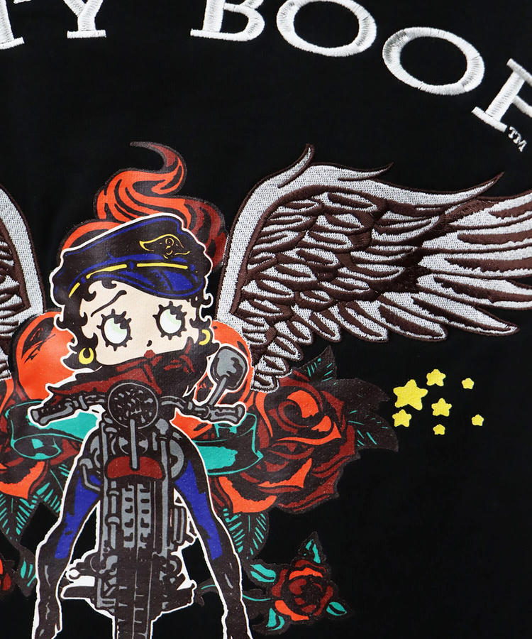 BETTY BOOPウイングバイクプルパーカー(MENS)(WOMENS)｜ファッション
