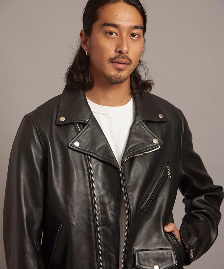 JE LAMB LEATHER DOUBLE RIDERS 24(MENS)｜ファッション通販 SANKO