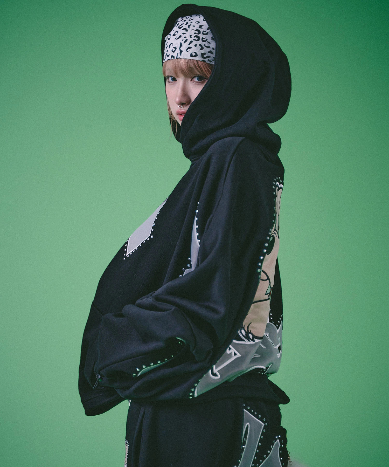 GALFY/ガルフィー ギャル男BIGロゴダブダブパーカー *セットアップ対応