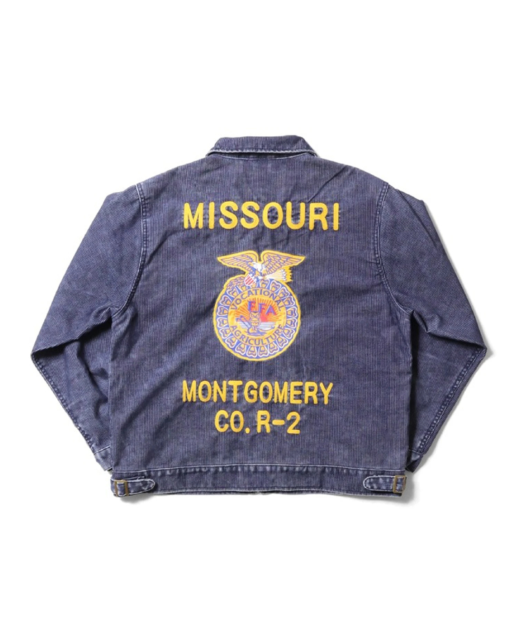 HOUSTON/ヒューストン WASHED CORDUROY FFA JACKET(MENS