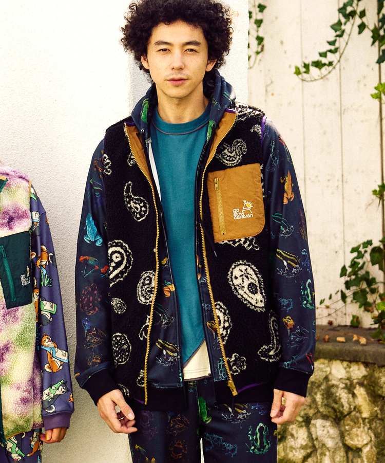 ボア×ナイロンリバーシブルベスト (MENS) ｜ファッション通販 SANKO