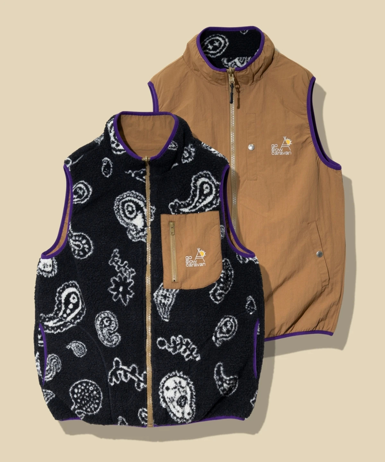 ボア×ナイロンリバーシブルベスト (MENS) ｜ファッション通販 SANKO