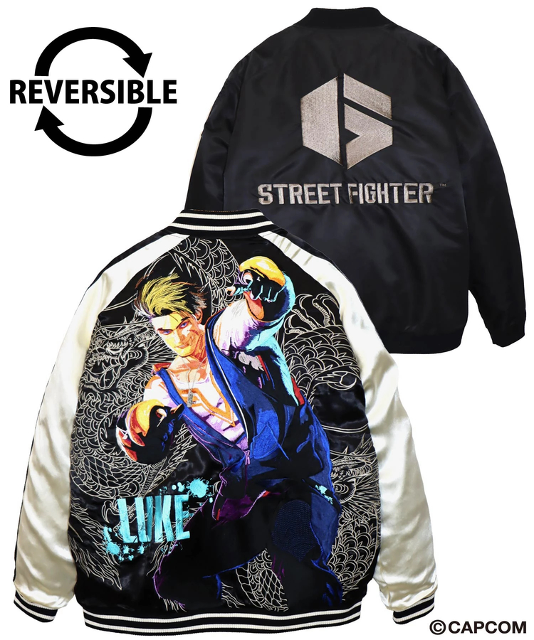 SB STREET FIGHTER6 錦nishiki LUKE リバーシブル スカジャン(575350