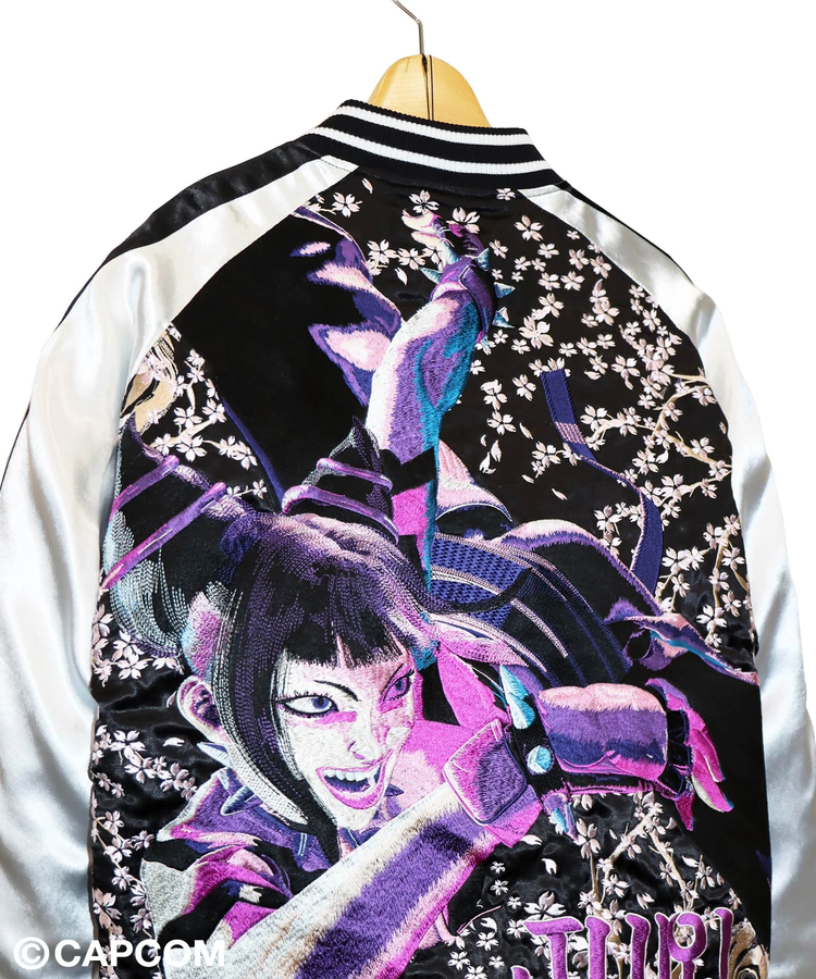 SB STREET FIGHTER6 錦nishiki JURI リバーシブル スカジャン(575351