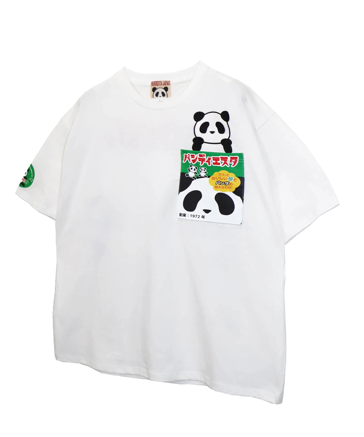 SB PANDIESTA ごちそうパンダ ポケットTee(585568 MENS)｜ファッション