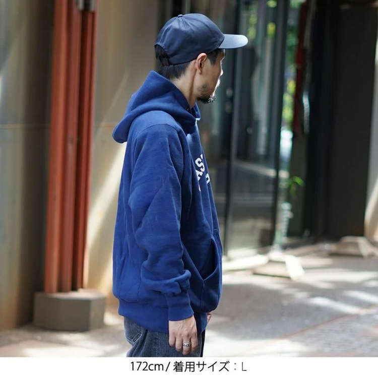 バズリクソンズ]ホリゾンタルニッティングスウェットパーカ 