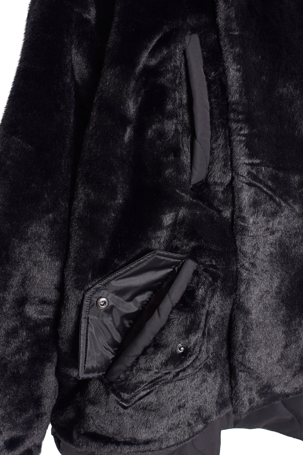 LADIES'】TORNADO MART∴キルティングファー切替ブルゾン / TORNADO