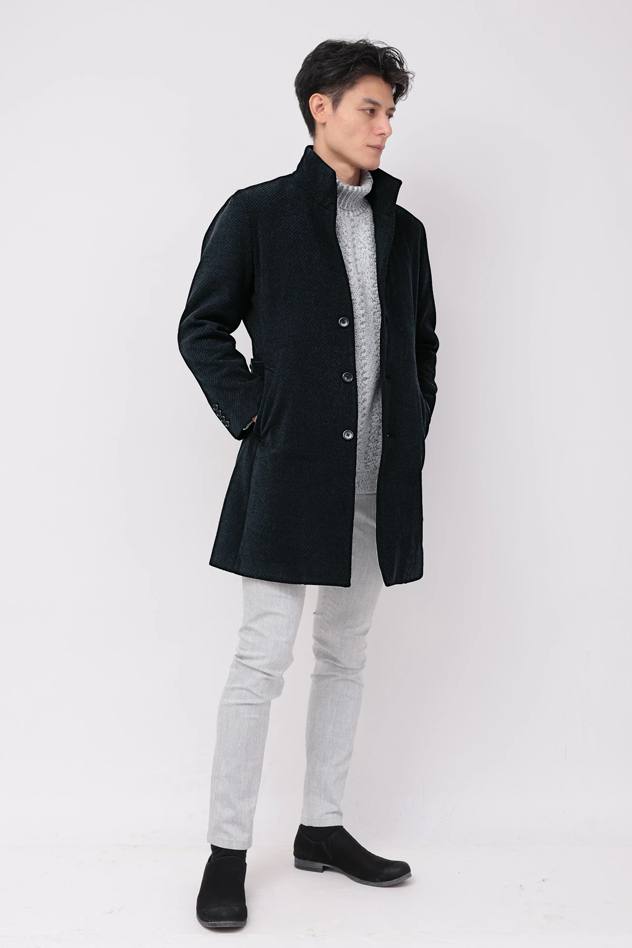 ZERO by TORNADO MART∴カルゼモールライナー付きイタリアンカラー