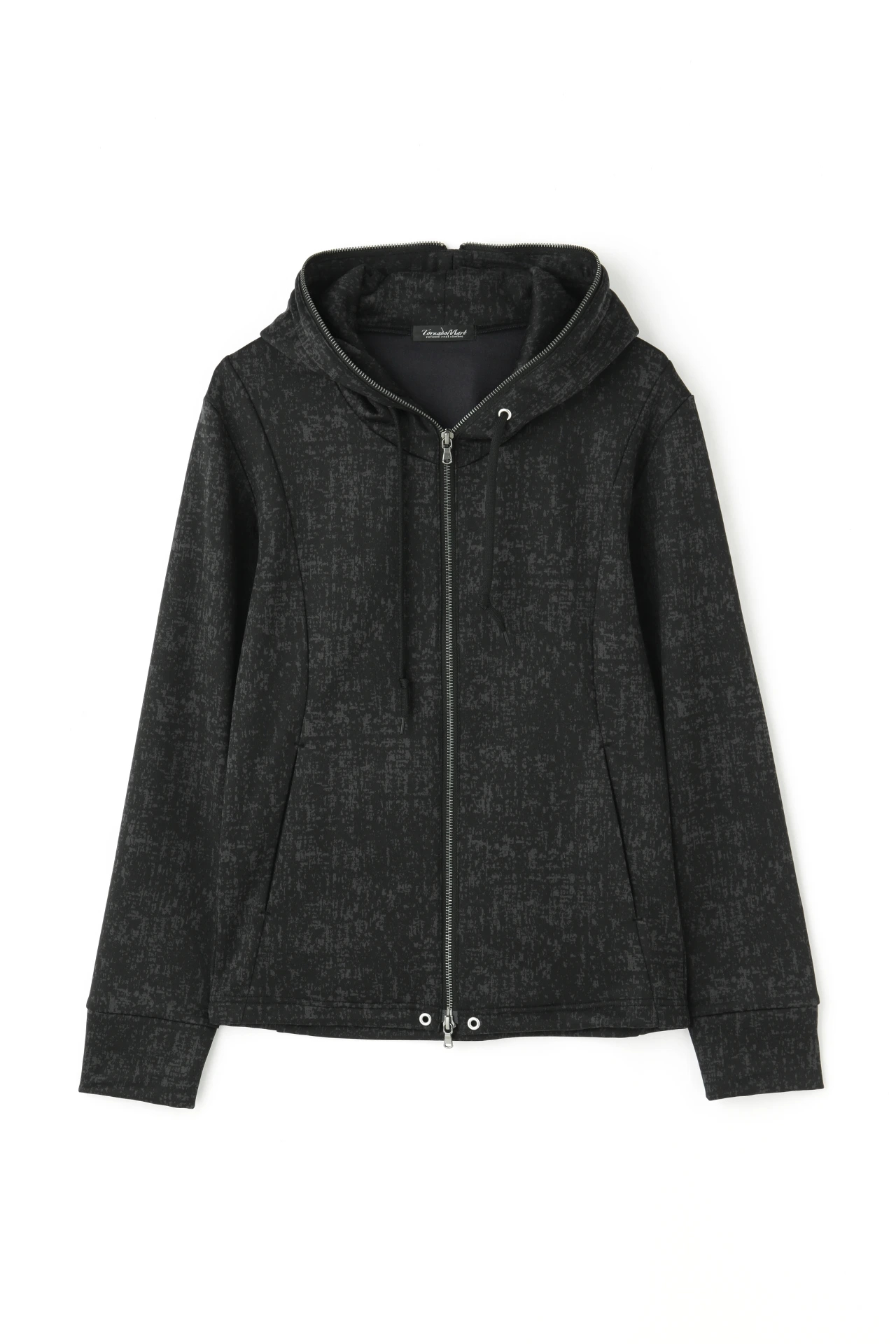 TORNADO MART∴ブロークンツィードプリントジップパーカ / TORNADO