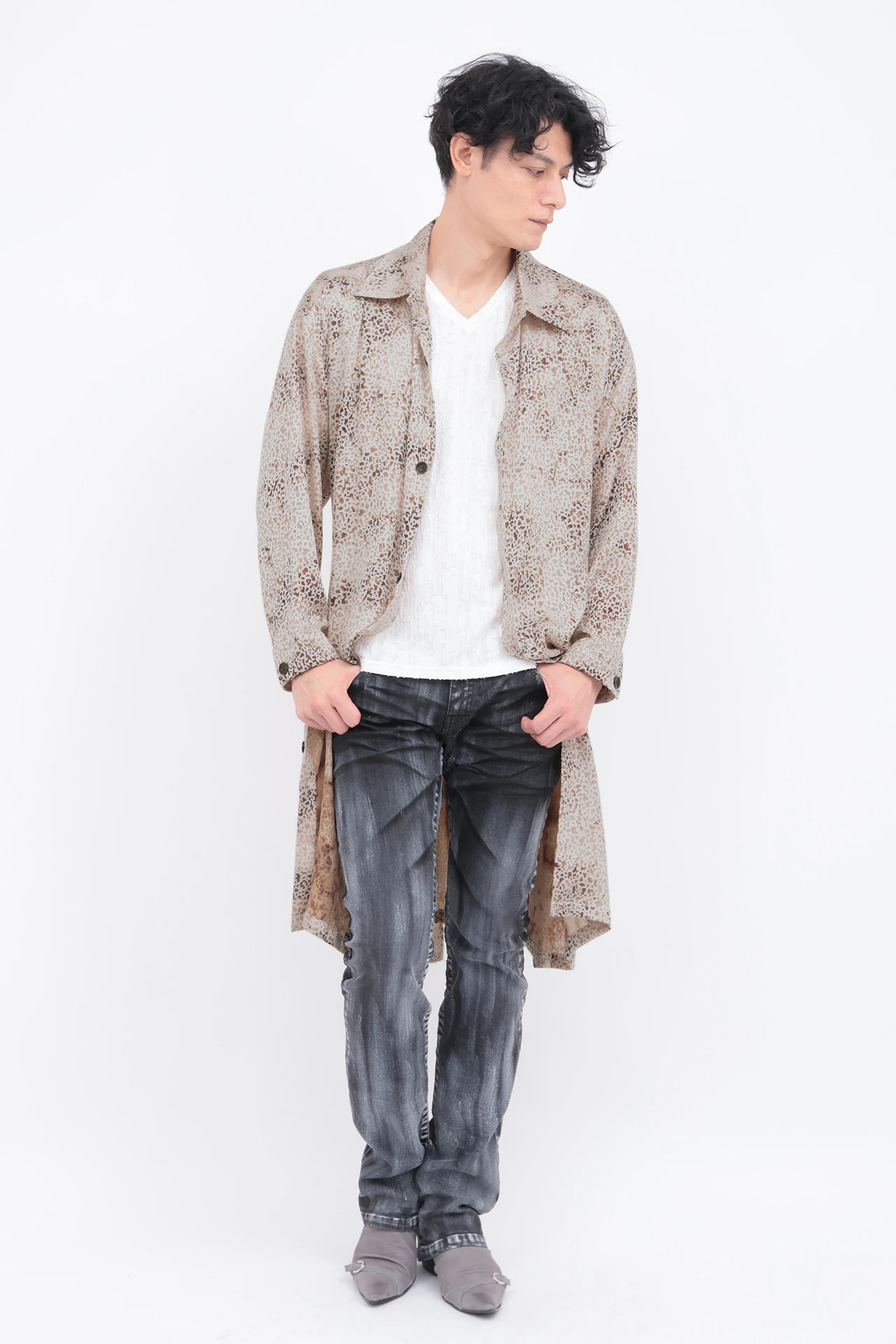 TORNADO MART∴レオパードオパールオーシャンロングカーデ / TORNADO