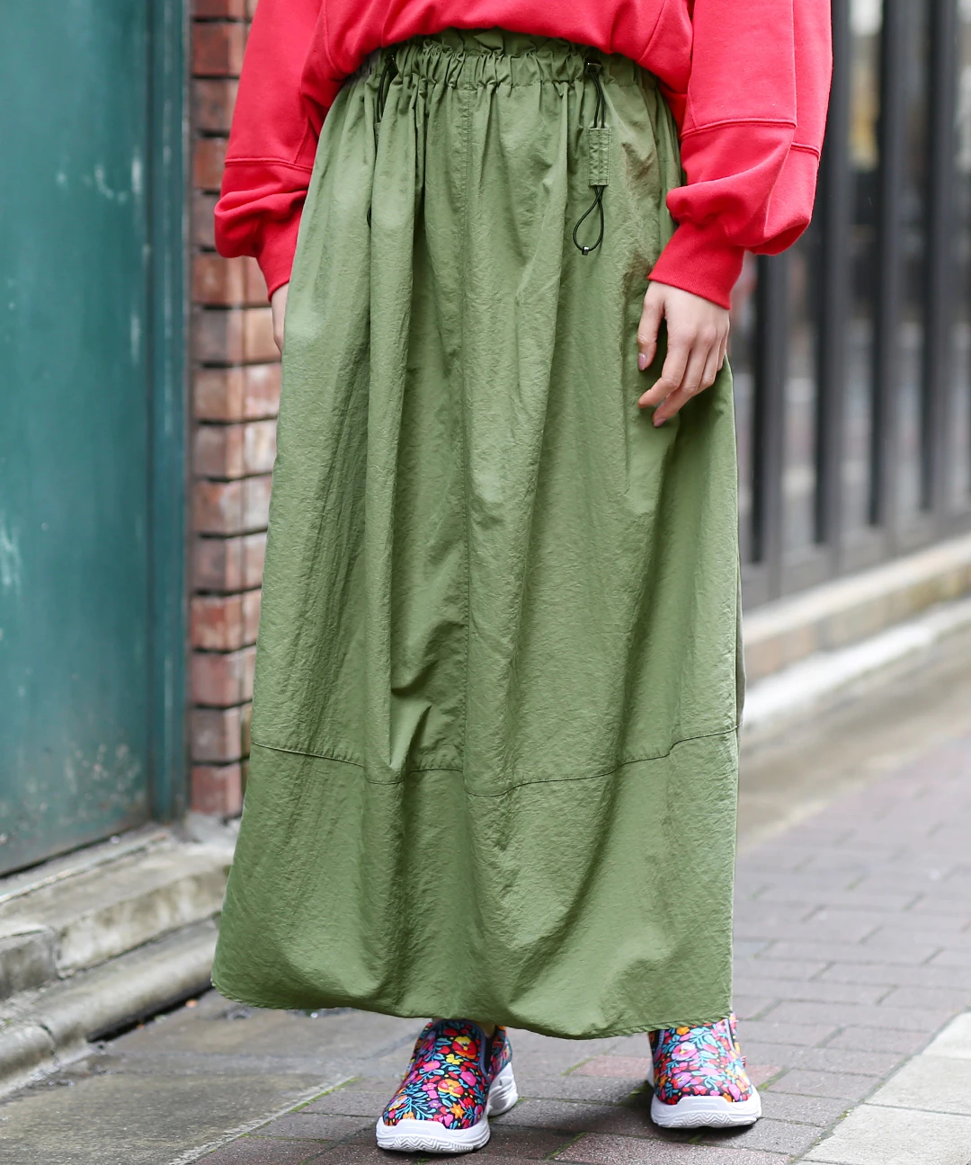 ナイロンバルーンスカート(大きいサイズ) 【3月2日(月)15時までの限定