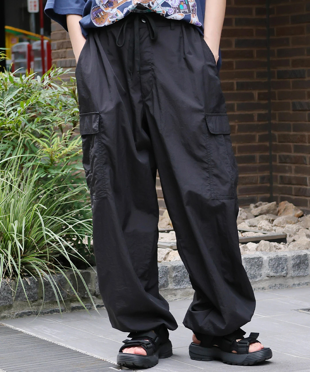 ナイロンワッシャーカーゴパンツ / パンツ | エスニックファッション