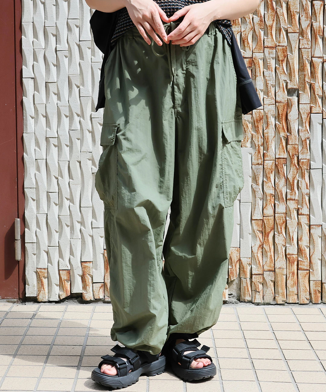 ナイロンワッシャーカーゴパンツ / パンツ | エスニックファッション