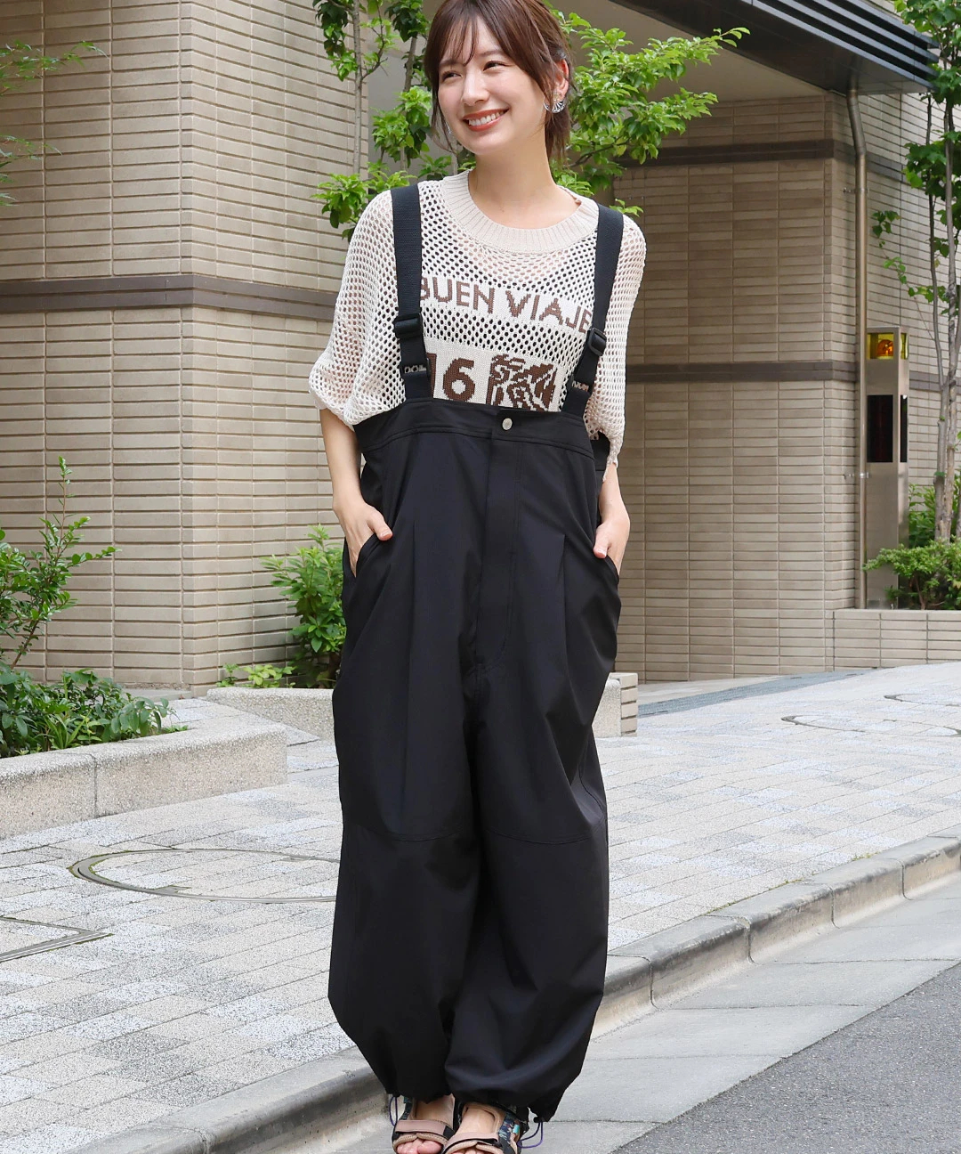 吸水速乾サロペットパンツ / サロペット・オーバーオール | エスニック