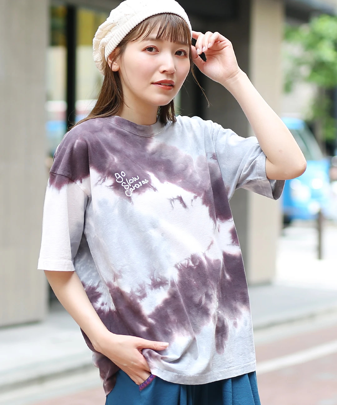 go slow caravan 万物タイダイTシャツ【WEB限定】 【3月2日(月)15時