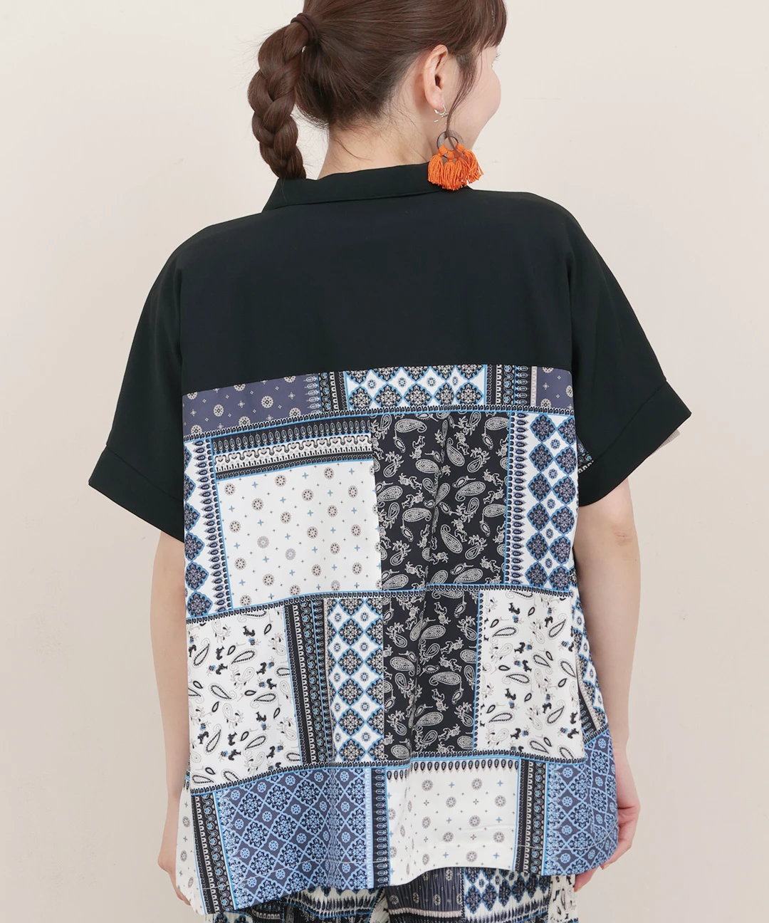 タイルパッチワークシャツ 【3月2日(月)15時までの限定価格】 / シャツ