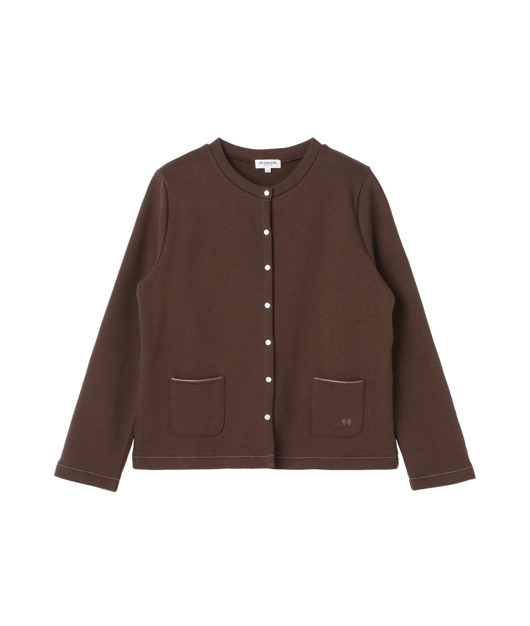 McGREGOR（マックレガー）｜カーディガン｜裏起毛スナップボタン